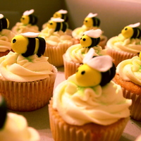 Honey Bee Cupcakes These were made as donations to the cast and crew of an upcoming short film, "The Miracles on Honey Bee Hill." A lemon cupcake is...