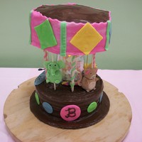 Carousel This cake I made for a baby shower where the sex of the baby was a mystery. Wanted to do something cute that would be good for both! The...