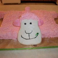 Pillow Pet this is my daughters pillow pet cake for her 5th birthday. made to look like her pillow pet. it was almost exactly the same size as hers....