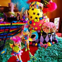Topsy Turvy Masquerade Cake Topsy Turvy Masquerade Cake created by Sassy Sweets. This cake was for a friend of mines daughter for her 7th birthday party. The little...