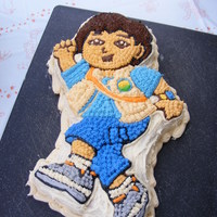 Go Diego Go I did this cake for my son's 4th birthday last August. Decorated Diego based on the numerous books my son has...lol...it had been a...