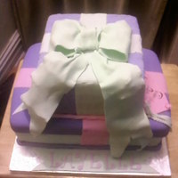 Gift Box Cakes Tried my hand at a tiered gift box cake