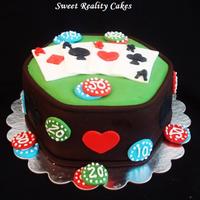 Poker Groom's Cake 