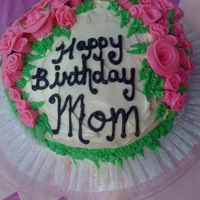 Flower Birthday Cake I made home made marshmallow fondant for this cake to make the flowers and stems. I was inspired by cakes I saw on CC. I learned a lot from...