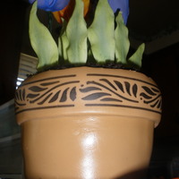 Easter Flower Pot Cake 