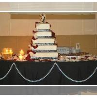 My First Wedding Cake This was my first wedding cake, she didn't want any fondant so each tier is covered in vanilla buttercream. She wanted simple which is...