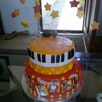 Highschool Musical Cake my first attempt to a high school musical cake...