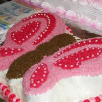 Butterfly Baby Shower Cake This is a cake I made for my friends baby shower (I was asked not only to do the cake, but to be the Godmother!!) The baby's room is...