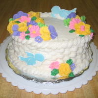 Basket Weave I made this cake in a wilton class