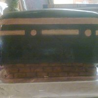 Kabbah Cake This is a cake i did of the Kabbah in Mecca it turned ok.