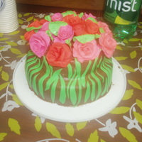 Flower Work Cake 