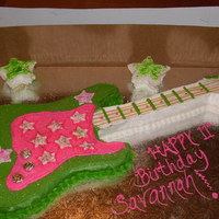 Guitar Cake Guitar cake