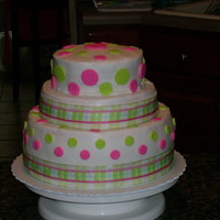 Plaid/dots 3 tier for women's show
