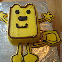 Wow Wow Wubzzy I made this Wubbzy for my son's 2nd birthday party. The body is cake and his hands, feet, and tail are cookies.