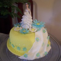 Sweet Sixteen first tier marble chocolate filling wiith chocolate buttercream(seurios cake) second tier lemon cake with lemon filling cover with...