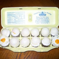 Mini Cupcakes "eggs" 