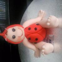 Baby Ladybird Made this at one of my sessions in a class just a quick model for a cake topper. Made from Sugarpaste