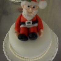 Mini Christmas Cake 3" small fruit christmas cakes Marzipaned and fondant. I have made for charity