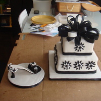 30Th Birthday Cake my 1st all from scratch cake. bottom tier chocolate, top tier banana cake from recipes by confetti cakes. 3 cakes for each tier with my own...