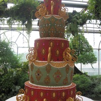 5-Foot Wedding Cake By Kristia Perez-Rubio Baking Studio 