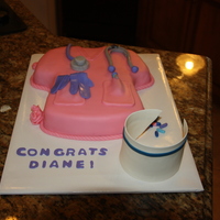 Scrub Cake French Vanilla cake with Indydeb bc. Fondant is fondrarific, first time I used it boy is it yummy. Thanks to all CC's that posted pics...