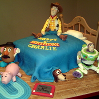 Toy Story Toy Story cake, all handmade & completely edible.