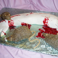 Rats! cake, buttercream and fondant. Raspberry filling taste great too! Rats made of cake and covered with buttercream using grass tubeI was...