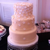 Daisy Wedding Cake Did this dummy cake for a wedding show. It is a 10-8-6. TFL!