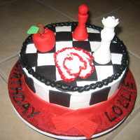Twilight Inspiration I made this cake for my niece who is a big Twilight fan. I incorporated a little something from every book cover in the series. Vanilla...