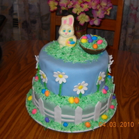 Easter Cake My 5th Fondant cake.