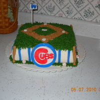 Chicago Cubs Mother's Day Cake Also stole the idea for this cake from another user on here!!