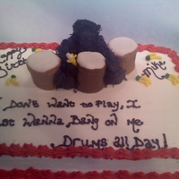 Ape Cake this was Crazy! a friend asked me to do her husband B-day cake I said Sure! what she did not tell me was that the only thing he liked was...