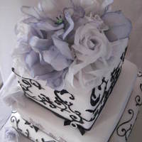 Tulips And Roses this a very beautiful and elegant cake the bride was very happy