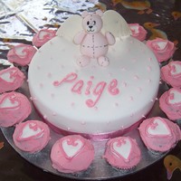 Christening Cake this was a sad cake the baby it was for had passed away.