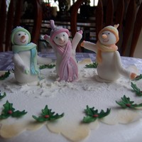 Snowmen snowmen cake