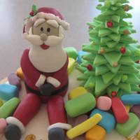 Santa this was a charrity cake for hospos.