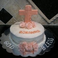 Bautizo Vanilla Cake w/ pineaple filling...