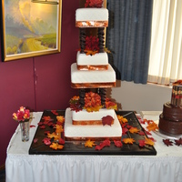 Fall Wedding Cake What happens when a cake artist gets married? He stresses over making the PERFECT cake! My amazing wife and I got married on 10-10-10 and...
