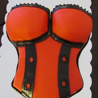 Red Corset Cake 