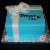 Tiffany Box Cake For Laquana Happy birthday Laquana
