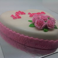 1St Anniversary an anniversary cake for my cousin