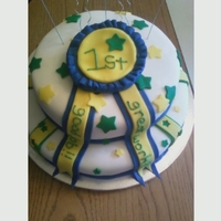 Staff Appreciation Cake This was my first tiered fondant cake for a staff appreciation party. I think it turned out pretty nice, a few mistakes to learn from. The...
