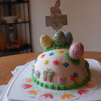 First Easter Cake First attempt with MMF