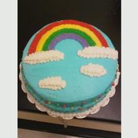 Wilton Rainbow Cake wilton class one cake