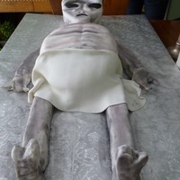 Alien Autopsy Cake 