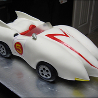 Mach 5 From Speed Racer I made this cake of the Mach 5 from Speed Racer for a friend for his birthday! I'm so happy with how it turned out. It's...