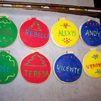 Christmas Ornament Fondant Cookie Me and my mom made these for our family for Christmas. They are Sugar cookie with fondant on top.