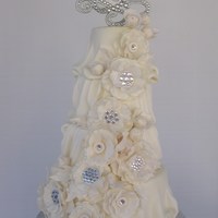 Satin And Jewel Cake 