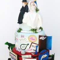 Las Vegas Themed Cake 