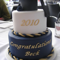 My First Tiered Cake Bottom tier is a 7" choc/orange cake with dark choc ganache, top tier is a 5" white chocolate with raspberries and white choc...